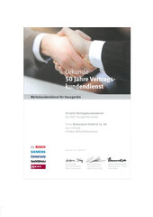 50 Jahre Vertragskundendienst